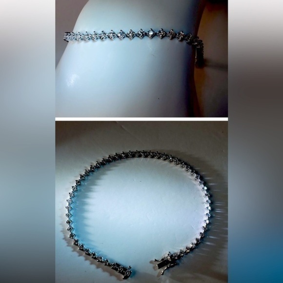 Super SALE Dimond Tennis Bracelet NEW stylish beautiful!perfect for the gift - Picture 4 of 9